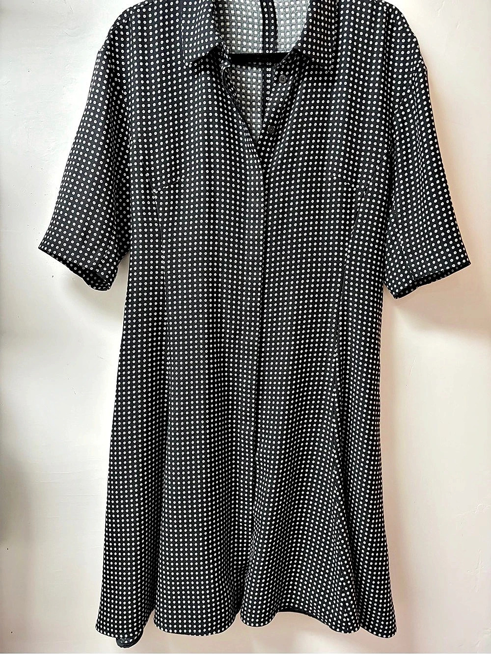 MM.LAFLEUR Geometric Midi Dress in Black & White Like New
